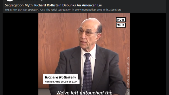 Segregation Myth: Richard Rothstein Debunks An American Lie